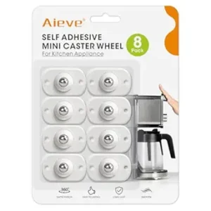 41x0zhYMF-L._SY445_SX342_QL70_FMwebp_ Aieve Appliance Rollers Review Small Swivel Wheels for Easy Kitchen Countertop Appliance Moving