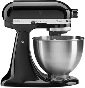 51HXid8ExKL.__AC_SX300_SY300_QL70_FMwebp_ KitchenAid Classic Series Stand Mixer K45SS Review Durable 4.5 Quart Baking Essential