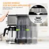 61-81J0FsxL._SL1200_ Aieve Appliance Rollers Review Small Swivel Wheels for Easy Kitchen Countertop Appliance Moving