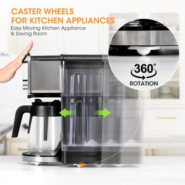 61-81J0FsxL._SL1200_ Aieve Appliance Rollers Review Small Swivel Wheels for Easy Kitchen Countertop Appliance Moving