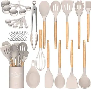 615CbF7dxCL.__AC_SY300_SX300_QL70_FMwebp_ Umite Chef Silicone Cooking Utensils Set review 33-piece non-stick kitchen essentials