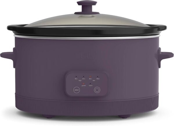 615yU49MJ8L._AC_SL1500_ BELLA 6.0 Qt Programmable Slow Cooker Review EverGood Ceramic Nonstick Coating and Features