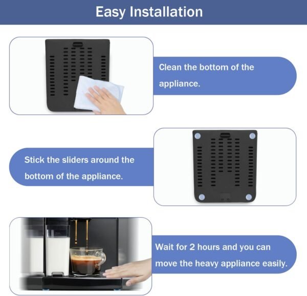 61Bm6mqNHL._AC_SL1500_ Review of Vasterqua Self-Adhesive Appliance Sliders for Heavy Kitchen Appliances