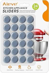 61GP6qJXocL.__AC_SX300_SY300_QL70_ML2_ Review of Aieve Appliance Slider 24 Pcs Self-Adhesive Kitchen Gadget for Heavy Appliances