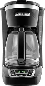 61Rdl5C2AHL.__AC_SX300_SY300_QL70_ML2_ BLACK+DECKER 12-Cup Digital Coffee Maker CM1160B review programmable features and sleek design tested