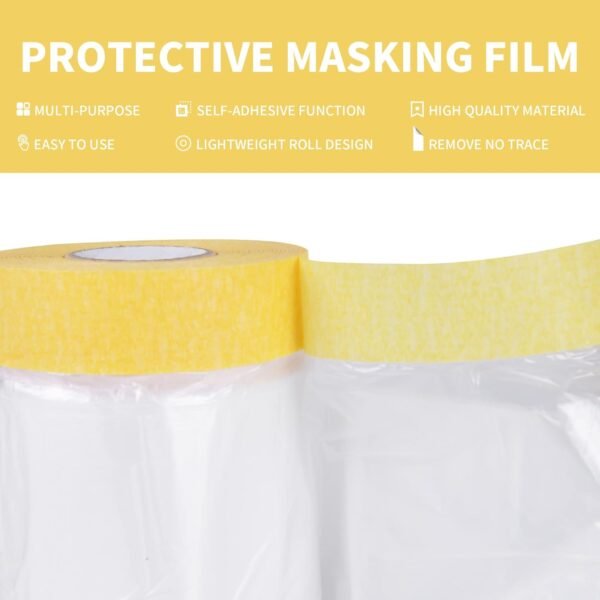61VrbZgBwgL._SL1500_ Comprehensive Review of ZHOU ZHI Pre-Taped Masking Film for Painting and Protection