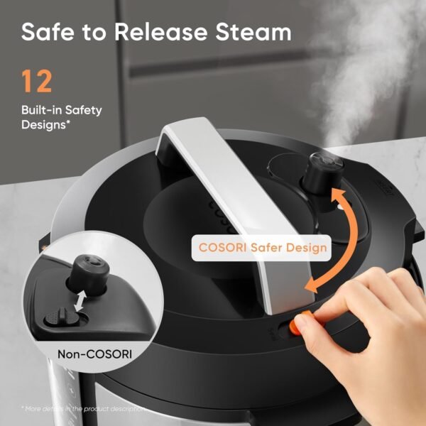 61eCVrUDLKL._AC_SL1500_ COSORI pressure cooker review exploring its 9-in-1 functionality and safety features