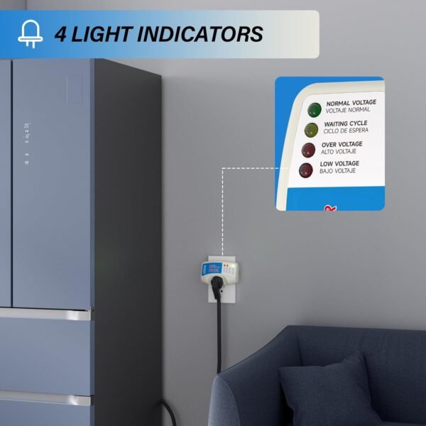 61oUJIPBFKL._AC_SL1500_ BSEED Voltage Protector Review Best Surge Protector for Refrigerator and Home Appliances