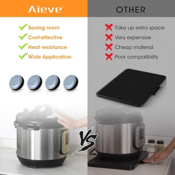 61qNI533g4L._AC_SL1200_-1 Review of Aieve Appliance Sliders for Kitchen Gadgets and Small Appliances