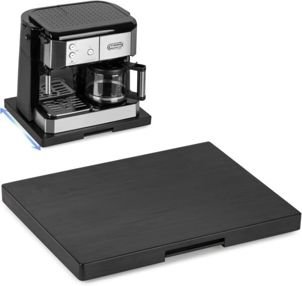 61sCNL5CuL._AC_SL1500_ Review of ANBOXIT Wooden Sliding Tray Best for Coffee Maker Storage