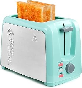 61v4PN9i4L._AC_SY300_SX300_ Holstein Housewares 2-Slice Toaster Review Perfect for Bread, Bagels, and Waffles