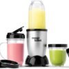 61w2Tj7r0BL._AC_SL1500_ Magic Bullet Blender MBR-1101 review compact countertop powerhouse for quick blending tasks