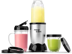 61w2Tj7r0BL.__AC_SX300_SY300_QL70_ML2_ Magic Bullet Blender MBR-1101 review compact countertop powerhouse for quick blending tasks