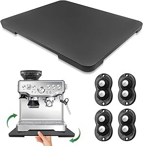 61yWR4QmkL._AC_SY300_SX300_ Review of Bamboo Coffee Maker Slider Tray for Organized Kitchen Countertops