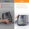 61z7Ir0esZL._SL1200_ Aieve Appliance Rollers Review Small Swivel Wheels for Easy Kitchen Countertop Appliance Moving