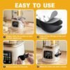 714-9pYkLL._AC_SL1500_ Review of Akeva Cord Organizer for Kitchen Appliances 4 Pack Black