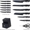 715b6viXr0L._AC_SL1500_ Comprehensive review of HUNTER.DUAL 15 Pcs kitchen knife set with block
