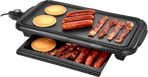 719MqFMdKhL._AC_SL1500_ BELLA Electric Griddle 14912 Review Versatile Nonstick Surface for Perfect Breakfasts