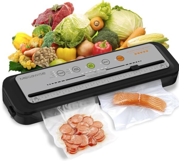719lxjsWs9L._AC_SL1500_ Review of the MEGAWISE Vacuum Sealer VS6621 Reliable Food Preservation for Every Kitchen