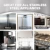 71DQkucoN2L._AC_SL1500_ Review of Weiman Stainless Steel Cleaner for Appliances Polishing and Streak-Free Shine