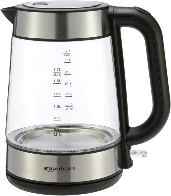 71FcafxVweL._AC_SL1500_ Amazon Basics electric kettle review fast boiling BPA-free sleek design