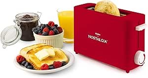 71HEVHDIe5L.__AC_SY300_SX300_QL70_ML2_ Review of Nostalgia MyMini Single Slice Toaster Compact Design and Features