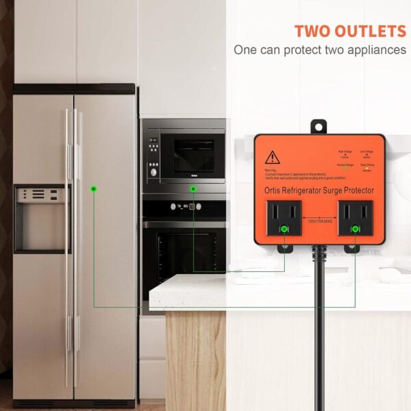 71HQm-Y0PfL._AC_SL1500_ Refrigerator Surge Protector Ortis Review Safeguarding Appliances with Reliable Voltage Protection