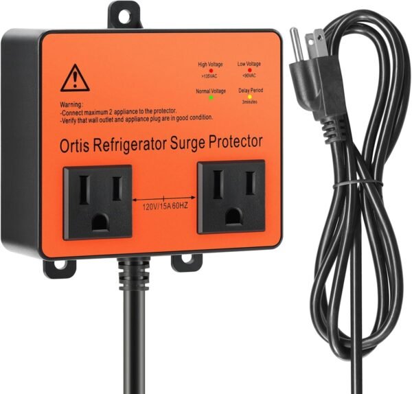 71J32ckIvL._AC_SL1500_ Refrigerator Surge Protector Ortis Review Safeguarding Appliances with Reliable Voltage Protection