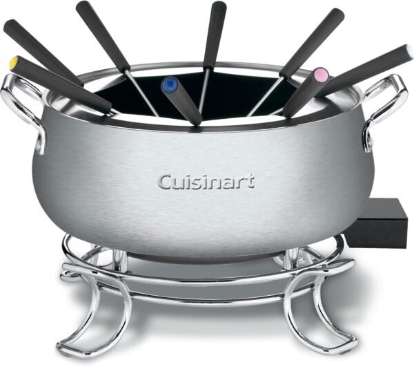 71Jrxoy5u3L._AC_SL1500_ Cuisinart Electric Fondue Pot Review Best for Chocolate, Cheese, and Broth Lovers