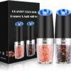 71KsaeDMitL._AC_SL1311_ Sweet Alice Electric Pepper and Salt Grinder Set review adjustable coarseness with LED light