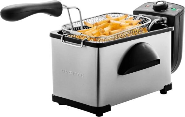 71Nhb9wugDL._AC_SL1500_ OVENTE Electric Deep Fryer 2L Review High-Performance Stainless Steel for Perfect Frying