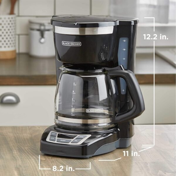 71PQZj8LwWL._AC_SL1500_ BLACK+DECKER 12-Cup Digital Coffee Maker CM1160B review programmable features and sleek design tested
