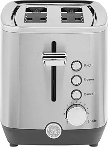 71Q0vIS1fiS.__AC_SX300_SY300_QL70_FMwebp_ GE 2 Slice Stainless Steel Toaster Review Extra Wide Slots and 7 Shade Settings