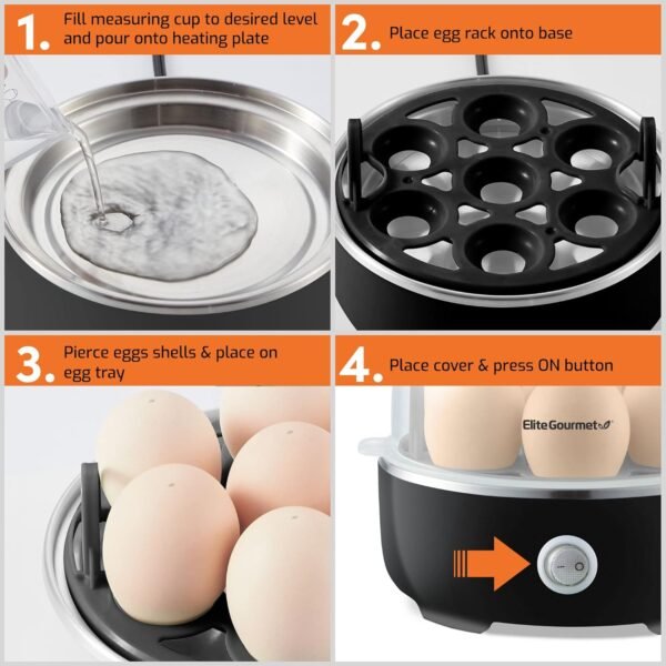 71UJUkfedyL._AC_SL1500_ Elite Gourmet Easy Egg Cooker EGC115B review for perfect boiled eggs every time