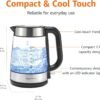 71X4h6usDZL._AC_SL1500_ Amazon Basics electric kettle review fast boiling BPA-free sleek design