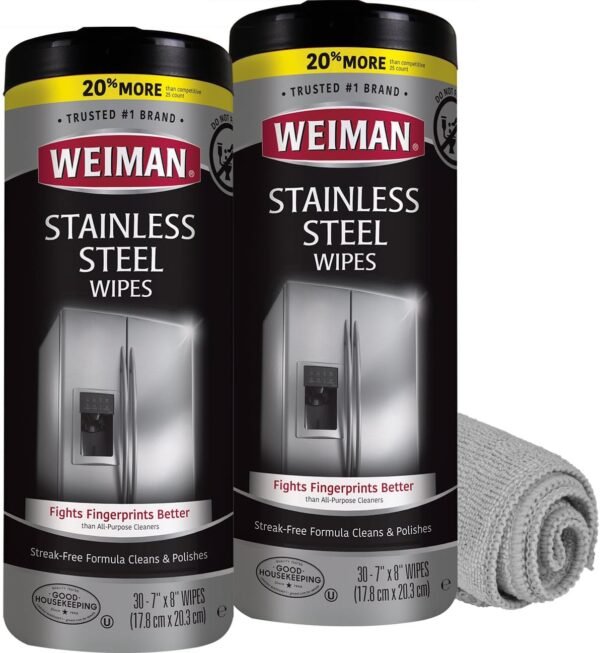 71aFj9KyNKL._AC_SL1406_ Weiman Stainless Steel Cleaner and Polish Wipes review for spotless appliances and easy cleaning