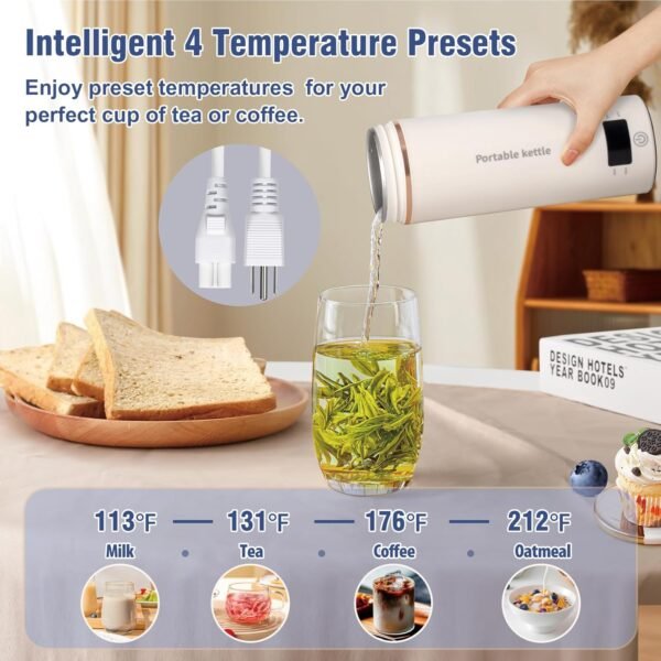 71bcUgpC1-L._AC_SL1500_ Portable Electric Kettle Review Touxila Travel Mini Kettle with 4 Temperature Settings