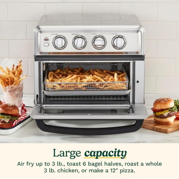 71d4KUYtl8L._AC_SL1500_ Cuisinart Air Fryer Toaster Oven TOA-70 Review Best Convection Oven Features Explained
