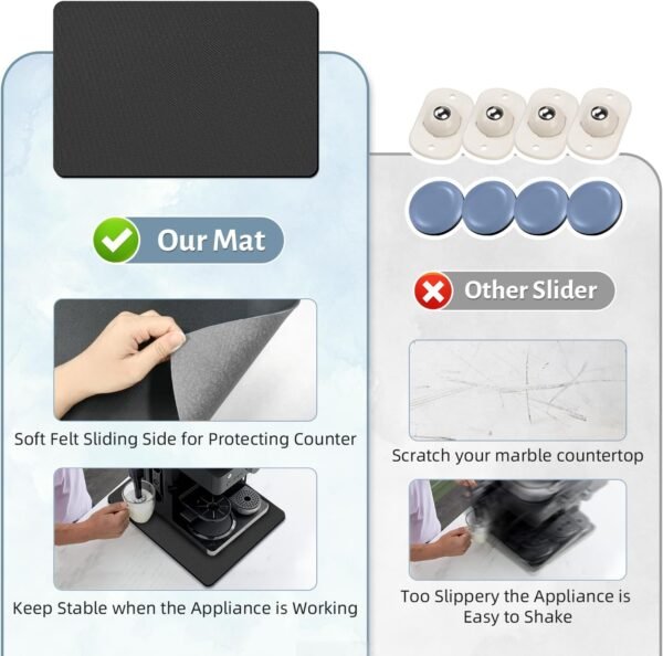 71dOMZZ5fTL._AC_SL1500_ Review of LOPNUR Appliance Sliders for Kitchen Tools with 360° Rotating Tray