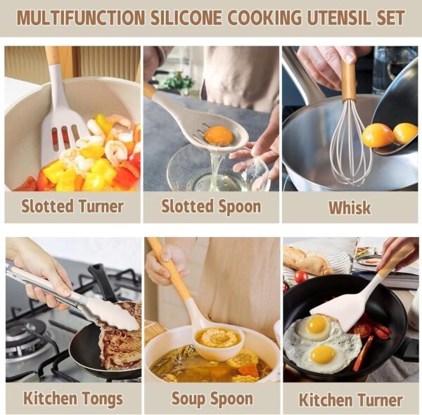 71dYJLzT0gL._AC_SL1500_ Umite Chef Silicone Cooking Utensils Set review 33-piece non-stick kitchen essentials
