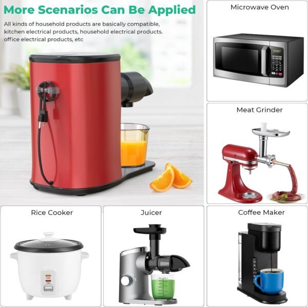 71gqBVR-nOL._AC_SL1500_ Review of REIKOT Cord Organizer for Kitchen Appliances Best Storage Solution