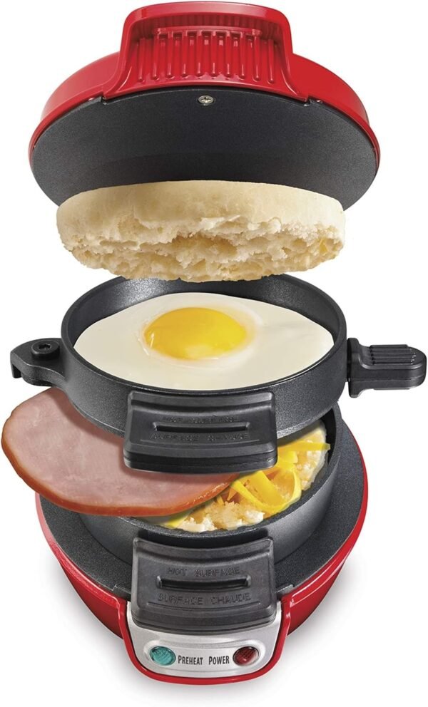 71jgD8KPL7L._AC_SL1500_ Hamilton Beach breakfast sandwich maker review customizable options and quick meal solutions