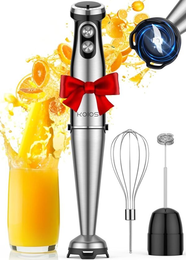 71nz17n6FTL._AC_SL1500_ KOIOS Immersion Blender HB-8803 Review 2024 Powerful 12-Speed Handheld Blender with Turbo Mode