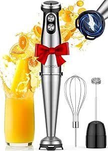 71nz17n6FTL.__AC_SX300_SY300_QL70_ML2_ KOIOS Immersion Blender HB-8803 Review 2024 Powerful 12-Speed Handheld Blender with Turbo Mode