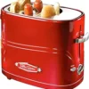 71pJg-m2RlL.__AC_SX300_SY300_QL70_FMwebp_ Nostalgia Hot Dog Toaster HDT600RETRORED review retro-style cooker for quick meals