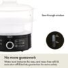 71qEjq097L._AC_SL1500_ BELLA Food Steamer Review Two Tier Stainless Steel Design for Effortless Cooking