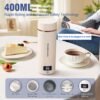 71rs2lxqCnL._AC_SL1500_ Portable Electric Kettle Review Touxila Travel Mini Kettle with 4 Temperature Settings