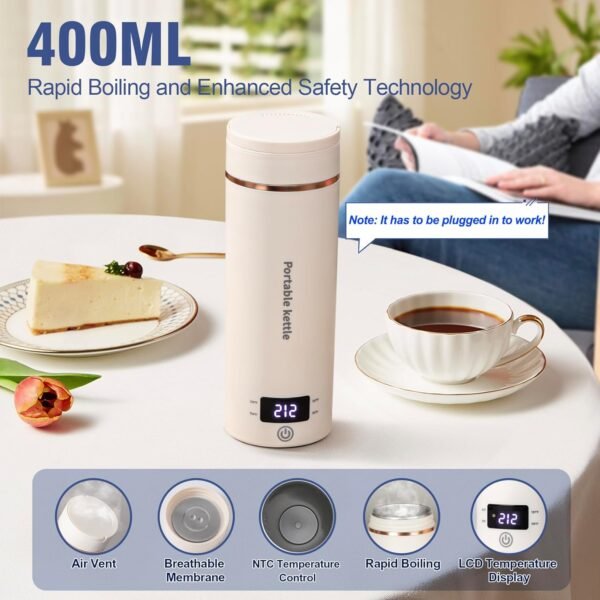71rs2lxqCnL._AC_SL1500_ Portable Electric Kettle Review Touxila Travel Mini Kettle with 4 Temperature Settings