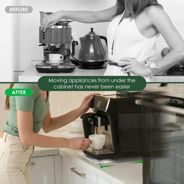 71sl7spfSZL._AC_SL1500_ Review of BEZONO Appliance Sliders for Kitchen Coffee Makers and Mixers