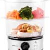 71sx1RkEB6L._AC_SL1500_ OVENTE Electric Food Steamer FS62S Review Compact 2-Tier Design for Healthy Cooking
